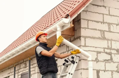 Pose et remplacement de gouttières à Bessey-la-Cour